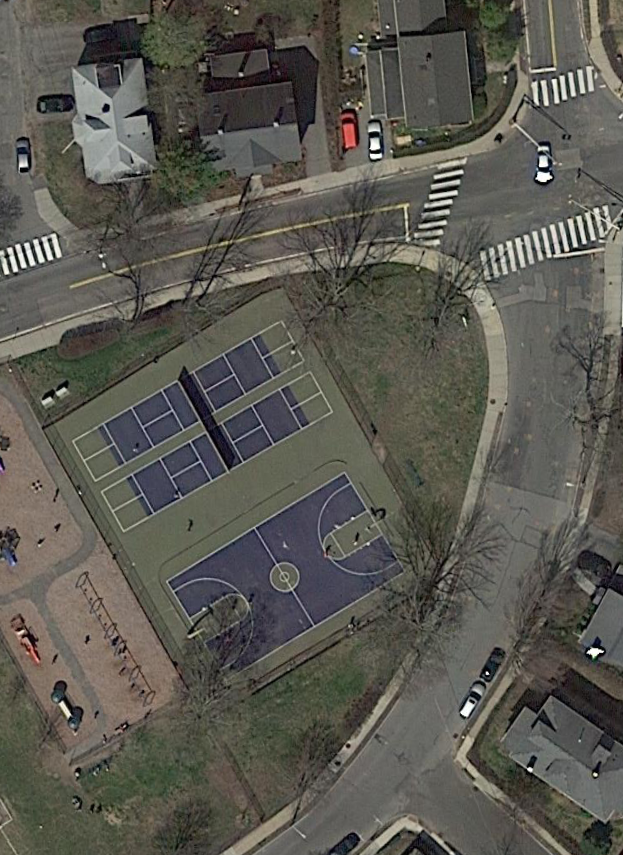 Satellite image sample used by the segmentation workflow